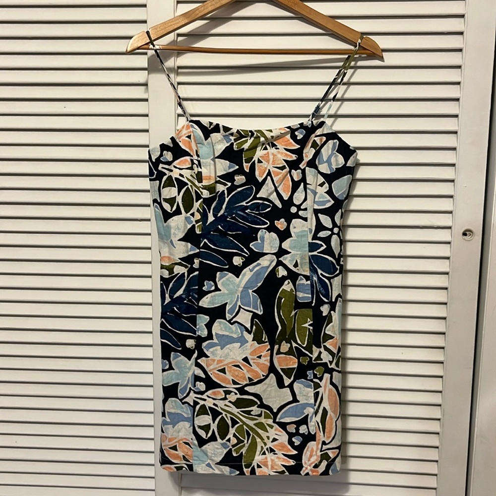 Lulus tropical print mini dress